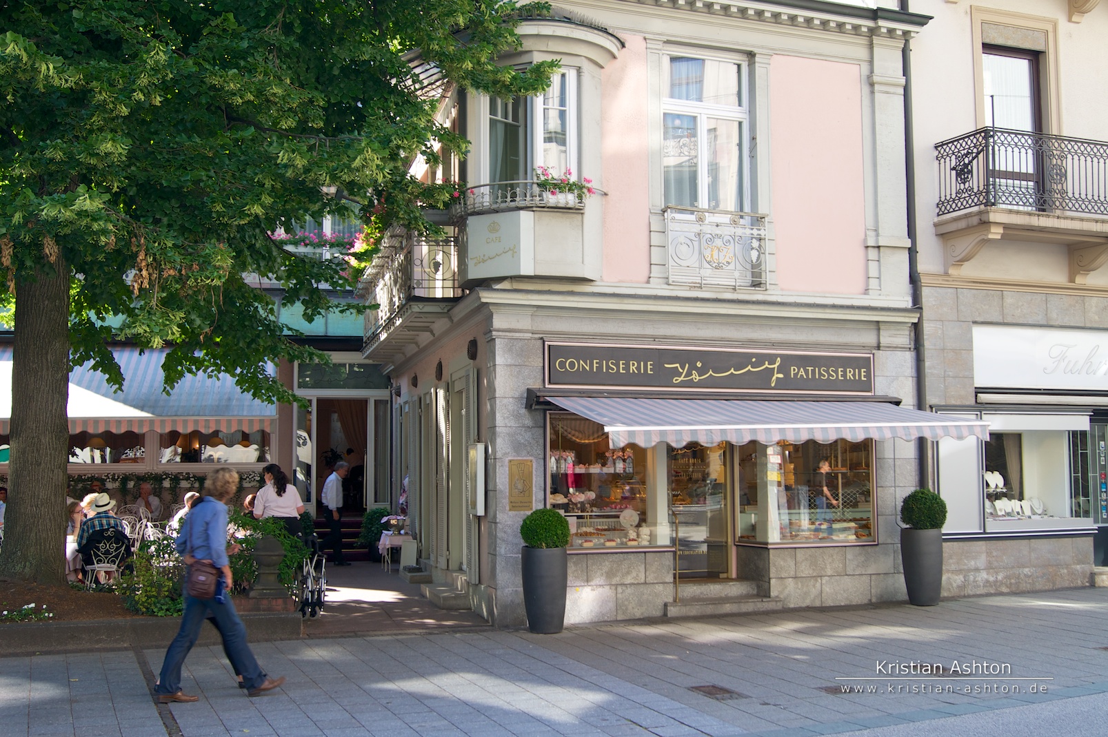 Das berühmte Café König in Baden-Baden