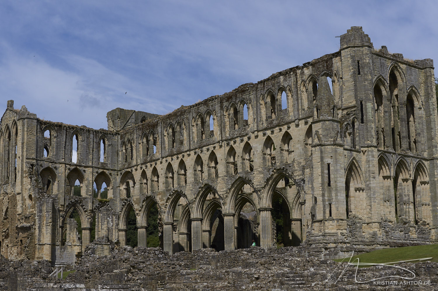 Die atemberaubende Rievaulx Abbey aus dem Jahre 1132