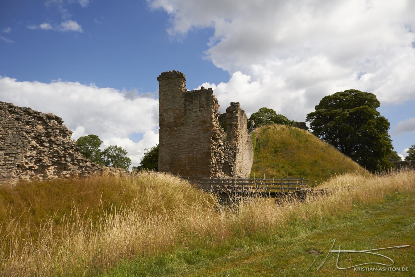 Pickering Castle - Die Ruine einer Motte aus dem 11. Jahrhundert