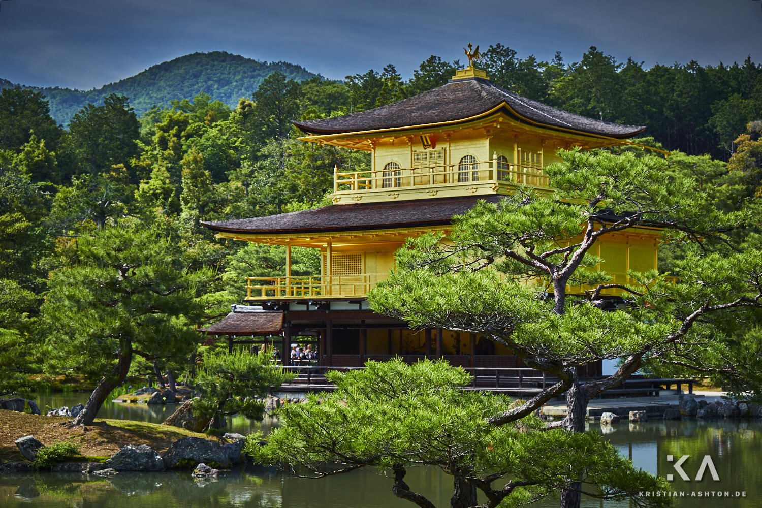 Rokuon-ji Tempel und der goldene Pavillon Kinkaku