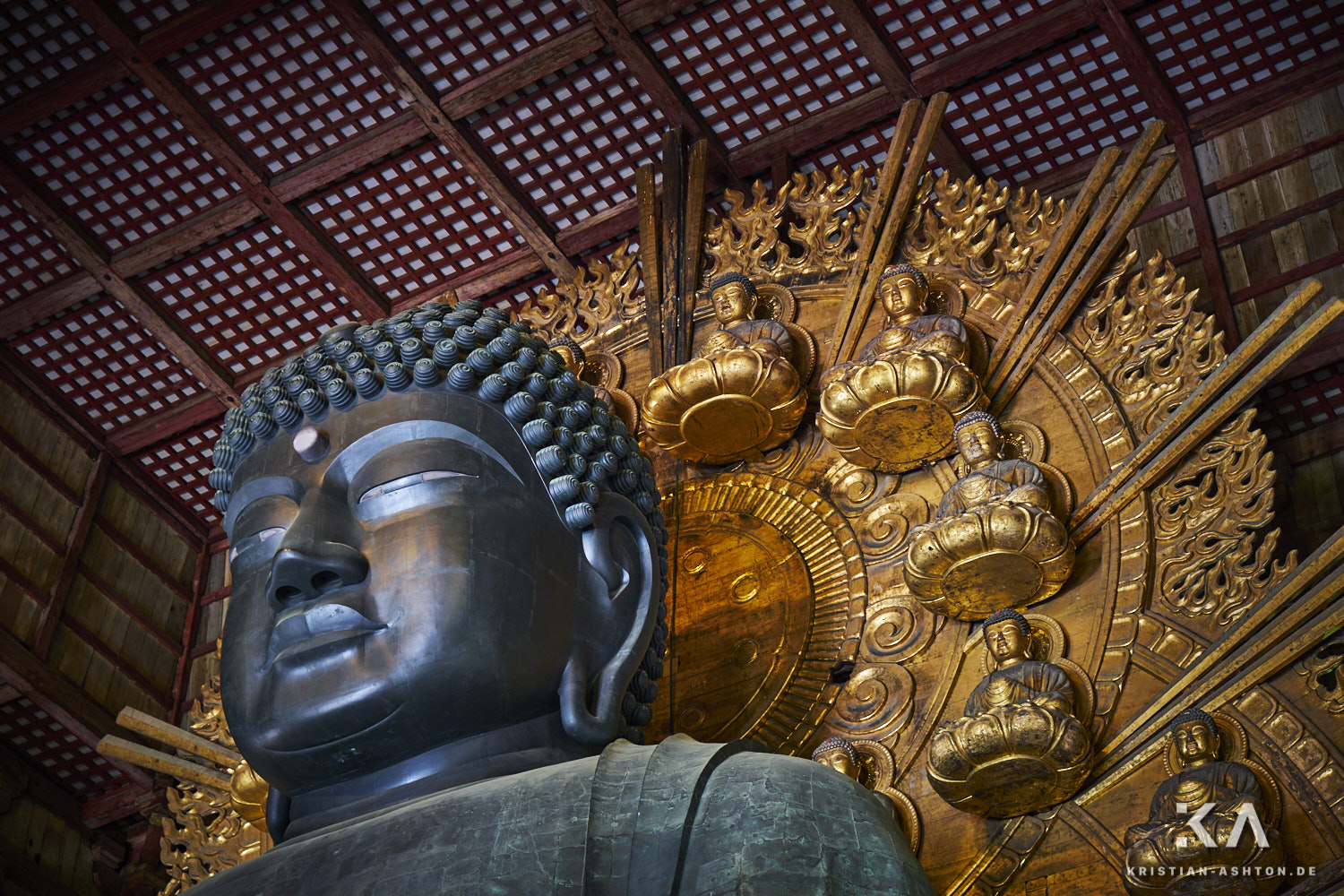 Todai-ji Tempel mit dem größten bronzenen Buddha der Welt
